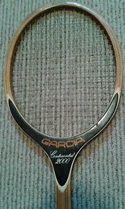 Garcia Continental 2000 Racquet,Handcrafted,4-5/8" Grip,Good Cond.