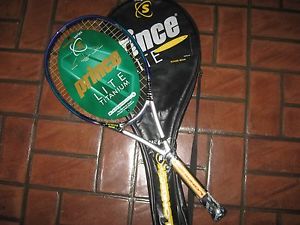 Prince Longbody Synergy Lite Titanium 110 OS Tennis Racket Racquet Grip 4 1/8