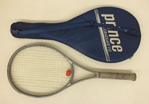 Vintage Prince CTS Graduate 110 Sq In Tennis Racquet w/4 1/4" Grip & Case GREAT