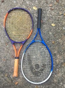 Two Tennis Racquets , 110 Sq. In. Good For Starters And Casual Playing