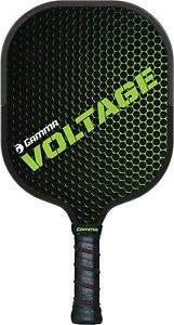 Gamma Voltage Pickleball Paddle 7.6 Oz - Graphite Surface - Black & Green - NEW