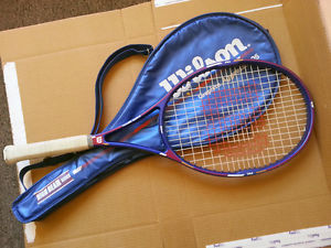 Ultralight Wilson Tennis Racket Graphite Aggressor 95 Comes w/ Case! Only 13oz!
