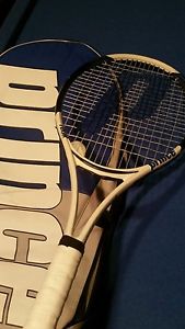 prince tour db triple threat tennis racquet with case