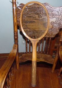1920's  Narragansett Standard FIFTY  wood tennis racquet