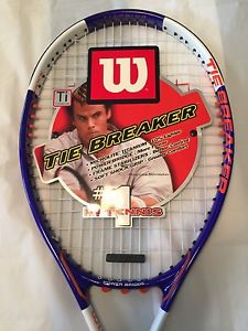 NWT Wilson Titanium Soft Shock Tie Breaker Handle S Size 4 1/4 Tennis Racket