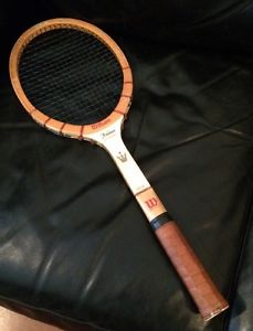 Vintage Wilson Jack Kramer Autograph Wooden Tennis Racket Racquet 4 3/4" Grip