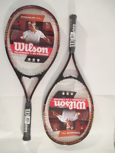 2 - Wilson Titanium XL , V-Matrix tennis rackets Never Used