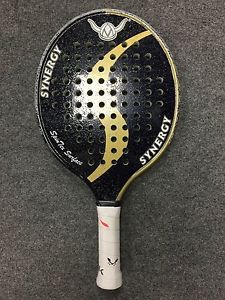 Viking Synergy 1/4 Platform Tennis Paddle (racket padel spintex spin tex pop)