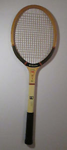 Vintage Wilson Speed Flex Wood Fibre Face Jack Kramer FLIGHT Tennis Racquet