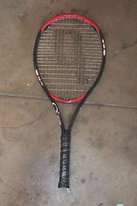 Prince O3 Hybrid Hornet Oversize 110 Sq In Tennis Racquet 4 1/2 Grip Red
