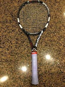 Babolat Pure Drive Roddick Tennis Racquet 1/4 (used with crack)