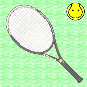 Perfect Wilson Hyper Hammer 5.3 OS  4-1/4 (L2) STRUNG Tennis Racquet