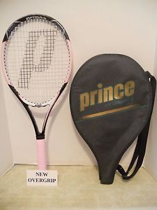 Prince Triple Force Pink 26 Junior Tennis Racquet 4"Grip + Cover