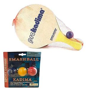 Pro Kadima Paddle Set Plus Replacement Smashballs Bundle