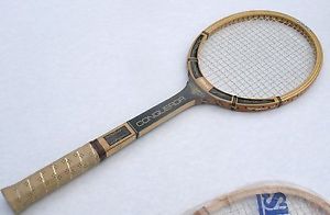 Vintage Wilson Conqueror Strata Bow Tennis Racquet Racket 4 3/4  MINT !!