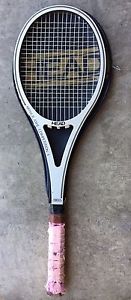 Vintage AMF Head Competition 3 Arthur Ashe Tennis Racquet W/cover