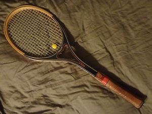 RARE! Head Vilas Wooden Tennis Racket Grip 4 1/2 GD!