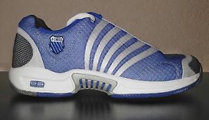 K-SWISS Ascendor SLT  Blue/platinum size 9.5 tennis shoe