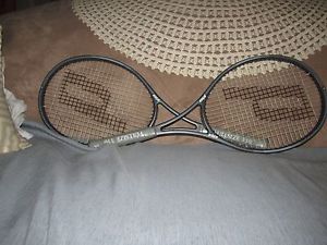 Two Prince tennis Racquets Graphite Powerflex 110 4 1/2  No. 4 NOS