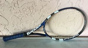 Babolat Drive Z-Lite #2 4 1/4 Grip Metallic Blue Tennis Racquet Zylon Matrix