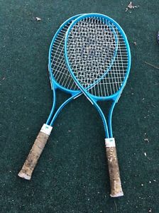 Set Of 2 DUNLOP Master Plus Tennis Racquets **Blue**