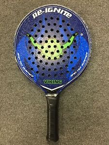 Viking Re Ignite 4 1/4 Platform Tennis Paddle (racket padel 385g 13.5oz blue)