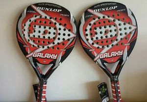 Two Padel, Platform and Paddle Tennis Racquet. Dunlop Galaxy Padel rackets