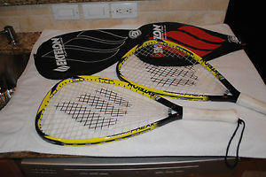 2 Ektelon Power Ring Powering Freak Racquetball Racquets /  Racket+ Cover
