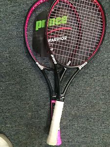 2 Prince Warrior 107L Tennis Racquets 4 1/8