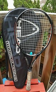 Prince Midsize O3 Speedport Black 100 Head Tennis Racquet 4 3/8