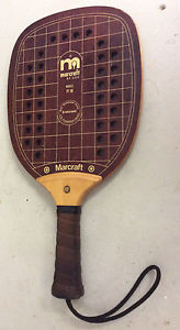 Vintage Marcraft USA Model PT-90 Paddleball Racquet W/ Black Rope! See Pics!