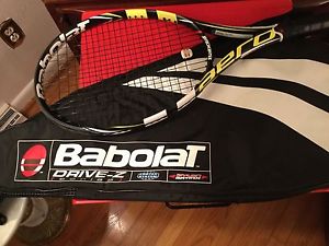 BABOLAT AEROPRO DRIVE GT TECHNOLOGY WOOFER SYSTEM 4 1/2" #4 RACQUET IN EC