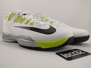 Nike Lunar Ballistec size 10 Men's 631653-103 White Venom Green rafael nadal rf