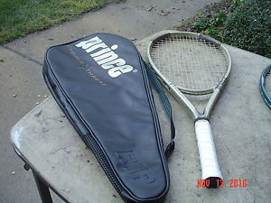 Prince RIP Triple Threat 115 OS Tennis Racquet w Crack in Frame 4 1/2 Full Cover