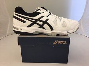 ASICS GEL-Game 5 Men's Tennis Shoe Size 11.5 White/Onyx/ Chinese Red