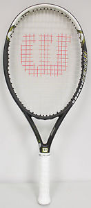 USED Wilson Hyper Hammer 5.3 (110) 4 & 3/8 Pre-Strung Tennis Racquet Racket
