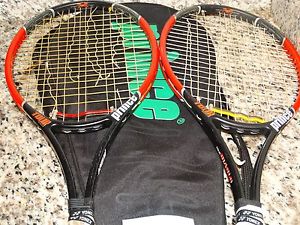 Prince Tour Diablo 675 Midplus 100 Tennis Racket 4 1/2 Grip 3L With Bag Lot of 2