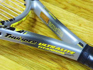 Prince Titanium Thunder UltraLite Oversize Tennis Racquet 4 1/4 Ti Racket 115 L2