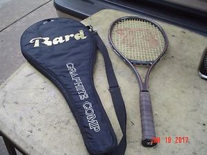 Bard Graff Fire Midsize Graphite Comp Tennis Racquet w 4 3/8 Leather Grip