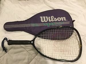 Wilson racquetball racquet sps 5.5 dual taper beam; 3 15/16" grip size