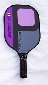 Paddletek Bantam EX-L Pickleball Paddle Purple 4.0 Small Hand grip