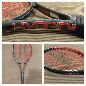 Prince Exo3 Hybrid 104 Tennis Racquet 4 1/4 grip, good condition, new overgrip!