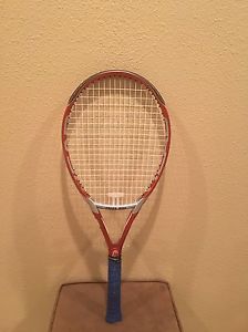 HEAD CROSSBOW 6 TENNIS RACQUET RACKET 112 4 3/8 STRUNG NO COVER USED