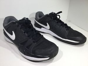 Nike Air Vapor Advantage Unisex Tennis Shoes Black/white SZ 11.5M    Z6-537   *