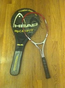 Head Mg. Carbon  3001 Ti. Medalist tennis racquet oversize magnesium racket case