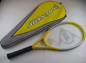 Dunlop Tour Carbon Tennis Racquet Racket w/ Case 4 3/8" #3 Grip 108 Head
