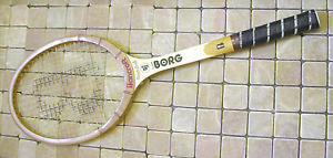 Bjorn Borg Monte Carlo Custom Designed Bancroft Tennis Bamboo Racquet 4 3/8 Grip