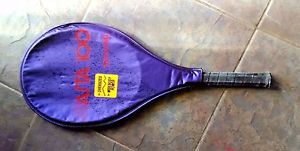 Oversized Widebody Asta 100 Spalding Tennis Racquet Purple Teal and Cover
