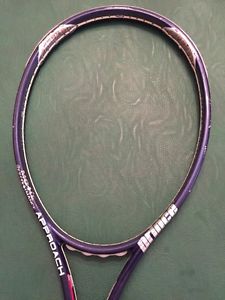 Used Prince More Performance Approach 105  tennis racquet, 4 1/2, New grip