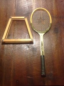 VTG Spalding Woodstar PANCHO GONALES Signature Wood Fiberglass Tennis Racquet